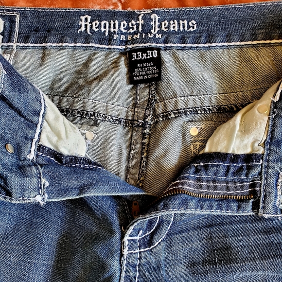 Request Men's Jeans 33/30 - Picture 2 of 4